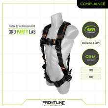 Load image into Gallery viewer, Frontline 110VTB Combat Lite Vest Style Harness with Aluminum Hardware and Suspension Trauma Straps XL/2X