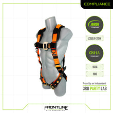 Load image into Gallery viewer, Frontline 50VTB Combat Economy Series Full Body Harness with Tongue Buckle Belt S