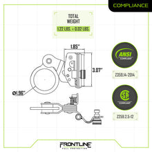 Load image into Gallery viewer, Frontline RGSS58 Self-tracking Rope Grab for 5/8" Lifeline Rope