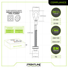 Load image into Gallery viewer, Frontline COT345K Reusable 5K Concrete and Steel Anchor Toggle Bolt