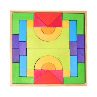 **Pre-order (Ships in 2-3 Weeks)**30 Pcs STAINED Large Basic I Building Block Set with Storage Tray