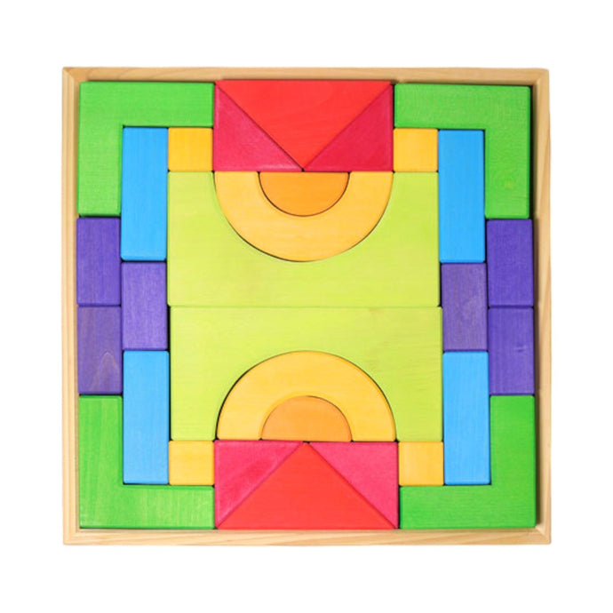 **Pre-order (Ships in 2-3 Weeks)**30 Pcs STAINED Large Basic I Building Block Set with Storage Tray