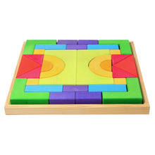 Load image into Gallery viewer, **Pre-order (Ships in 2-3 Weeks)**30 Pcs STAINED Large Basic I Building Block Set with Storage Tray