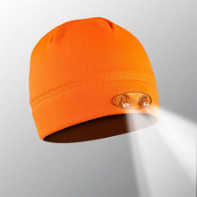 Load image into Gallery viewer, POWERCAP 35/55 Fleece LED Beanie Hat With Lights