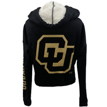 Load image into Gallery viewer, Colorado Boulder Varsity Furry Hoodie
