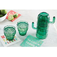 Load image into Gallery viewer, Cactus Glass Set of 6 | Stackable Cocktail Glass Giftable Drinkware Set
