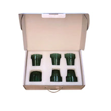 Load image into Gallery viewer, Cactus Glass Set of 6 | Stackable Cocktail Glass Giftable Drinkware Set