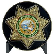 Load image into Gallery viewer, EL1-020 State of California Correctional Officer Department of Corrections and Rehabilitation CO Thin Gray Line Jail Prison