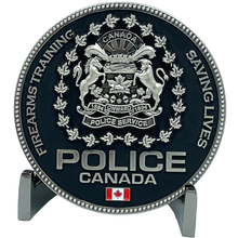 Load image into Gallery viewer, EL6-003 Canada Police Service Calgary Vancouver M4 Shotgun Pistol Toronto Firearms Instructor Challenge Coin