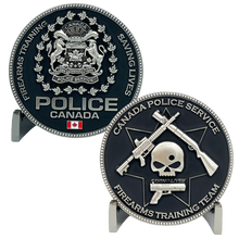 Load image into Gallery viewer, EL6-003 Canada Police Service Calgary Vancouver M4 Shotgun Pistol Toronto Firearms Instructor Challenge Coin