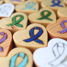 Load image into Gallery viewer, Cancer Awareness Hearts