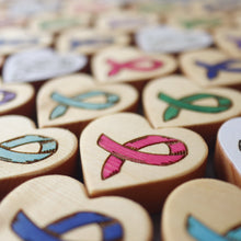 Load image into Gallery viewer, Cancer Awareness Hearts
