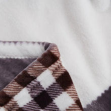 Load image into Gallery viewer, Tache Autumn Muave Purple Pink Farmhouse Super Soft Plaid Patchwork Throw Blanket (4022)