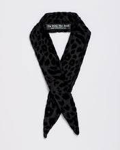 Load image into Gallery viewer, Foxey Lady: Black - Scarf Tie