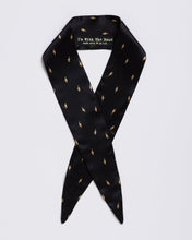 Load image into Gallery viewer, The Thunders: Black - Scarf Tie