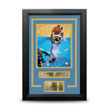 Load image into Gallery viewer, Carmelo Anthony Rim Cam Denver Nuggets 8x10 Framed Basketball Photo with Engraved Autograph