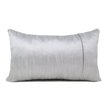 Load image into Gallery viewer, Cascading Silver Sequin Pillow Cover