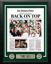 Load image into Gallery viewer, Boston Celtics 2008 NBA Champions Framed Boston Globe Photo