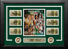 Load image into Gallery viewer, Boston Celtics All-Time Legends 8x10 Framed Basketball Photo with Six Engraved Autographs