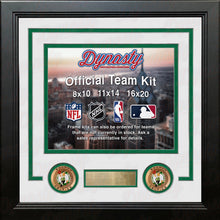 Load image into Gallery viewer, Boston Celtics Custom NBA Basketball 11x14 Picture Frame Kit (Multiple Colors)