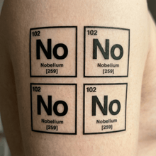 Load image into Gallery viewer, Chemical Formulas Temporary Tattoos