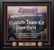Load image into Gallery viewer, Kansas City Chiefs Custom NFL Football 11x14 Picture Frame Kit (Multiple Colors)
