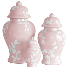 Load image into Gallery viewer, Chinoiserie Dreams Ginger Jars in Cherry Blossom Pink