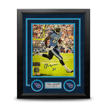 Load image into Gallery viewer, Chris Johnson in Action Tennessee Titans Autographed 8" x 10" Framed Football Photo