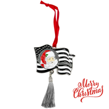 Load image into Gallery viewer, GL4-020 Thin Gray Line Flag Merry Christmas Ornament Correctional Officer CO Corrections jail prison