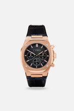 Load image into Gallery viewer, Rose Gold/Black Luxury Watch- 40MM