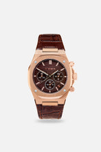 Load image into Gallery viewer, Chronograph 001: Rose/Brown
