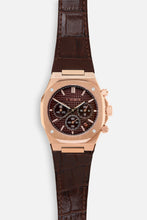 Load image into Gallery viewer, Chronograph 001: Rose/Brown