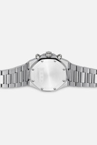 Chronograph 001: Steel/White