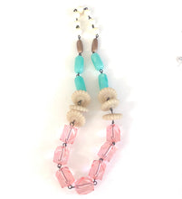 Load image into Gallery viewer, Chunky Pink Faceted &amp; Cream Carmen Necklace