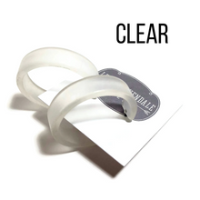 Load image into Gallery viewer, Portland Frosted Lucite Hoop Earrings