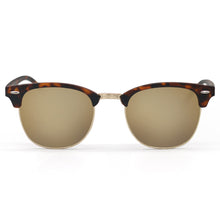Load image into Gallery viewer, The Masters – Mirrored Brown Clubmaster Sunglasses