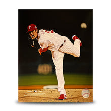 Load image into Gallery viewer, Cole Hamels 2008 World Series Action Philadelphia Phillies 8" x 10" Baseball Photo