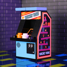 Load image into Gallery viewer, Brickey Kong - Custom Arcade Machine made using LEGO parts