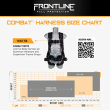 Load image into Gallery viewer, Frontline 110CTB Combat Lite Full Body Harness all Aluminum Hardware and Suspension Trauma Straps 3X/4X