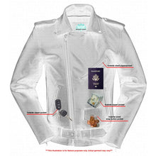 Load image into Gallery viewer, Men's Classic Plain Side Police Style M/C Jacket - TALL