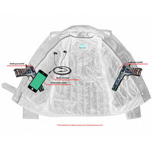 Load image into Gallery viewer, Men's Classic Plain Side Police Style M/C Jacket - TALL