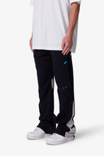 Load image into Gallery viewer, Contrast Bootcut Sweatpants - Black