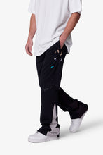 Load image into Gallery viewer, Contrast Bootcut Sweatpants - Black