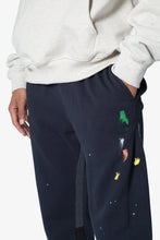 Load image into Gallery viewer, Contrast Bootcut Sweatpants - Navy