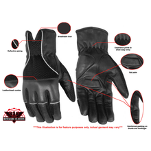 Load image into Gallery viewer, Leather / Mesh Summer Glove