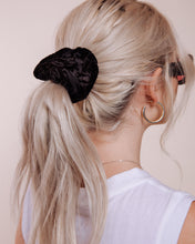 Load image into Gallery viewer, The Hendrix: Black - Scrunchie