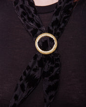 Load image into Gallery viewer, Foxey Lady: Black - Scarf Tie