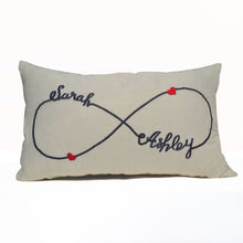 Load image into Gallery viewer, Couples Infinity Pillow Cover