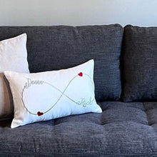 Load image into Gallery viewer, Couples Infinity Pillow Cover