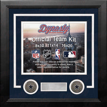 Load image into Gallery viewer, Dallas Cowboys Custom NFL Football 8x10 Picture Frame Kit (Multiple Colors)